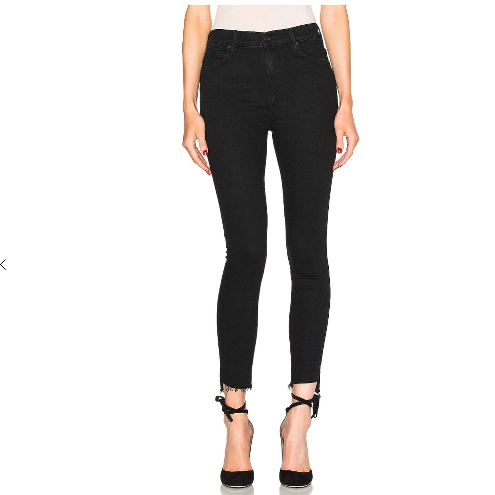MOTHER Jeans women’s The Stunner Zip Ankle Step Fray in Not Guilty Size 25 - Picture 2 of 12